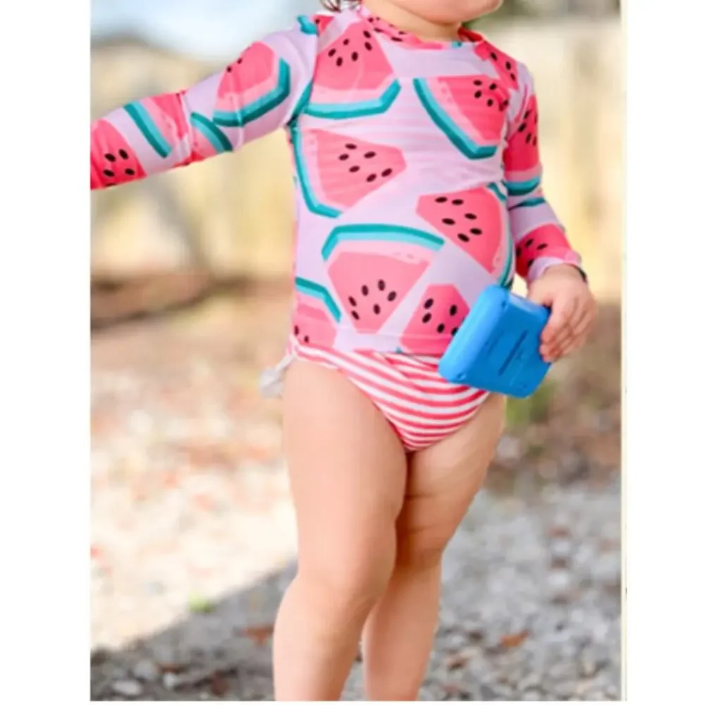 Hintina 3pc Long Sleeve Swimsuit (Size 6-12M)